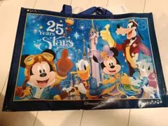 ディズニーランド　ショッピングバッグ　25周年 海外ディズニー　限定
