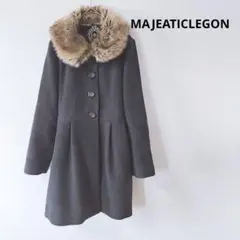 3.53【マジェスティックレゴン】ファーコート　レディースポケット リボンのサムネイル