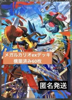 メガルカリオexデッキ　構築済み60枚　スペシャルレッドカード採用