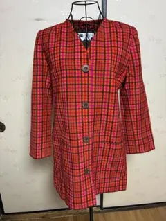 GIVENCHY チェック柄 ノーカラージャケットのサムネイル