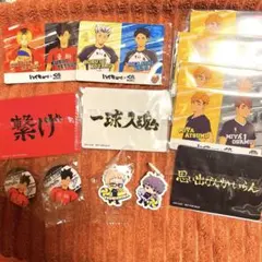 ハイキュー!!♡♡めじるしチャーム、缶バッジ、カード13点set‼️