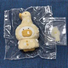 teddybear bunbunコラボアヒル ベージュ花柄 テディベア