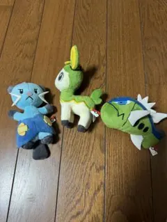 Pokemon fit ぬいぐるみ ヒノアラシ マグマラシ バクフーン セット