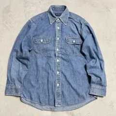 名作 OLD UNIQLO ユニクロ デニムシャツ ビンテージ R-7983