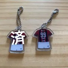 コンサドーレ札幌　出間思努選手　ユニフォーム型キーチェーン