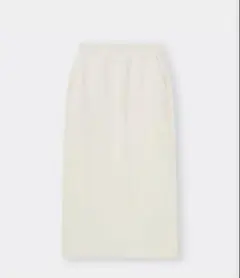 gu スカート　タイトスカート　ヘビーウェイトスウェットナローロングスカート