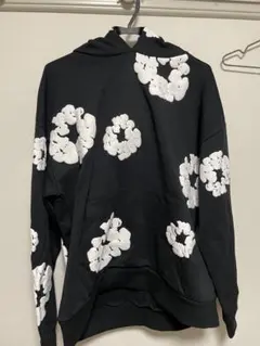 DENIM TEARS 黒 パーカー デニムティアーズ