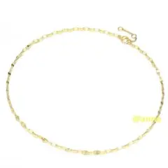 ネックレス ペタルチェーン ゴールド 新品 サージカルステンレス オシャレ