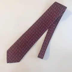 【dunhill 】シルク ネクタイ ワインレッド