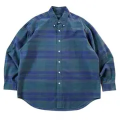 Neiman Marcus ニーマンマーカス ボーダーシャツ 柄シャツ 古着 - メルカリ
