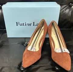 未使用　Futier Land パンプス　テラコッタ　35のサムネイル
