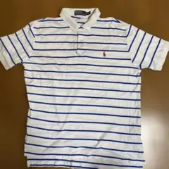 POLO RALPH LAUREN ポロラルフローレン ボーダー ポロシャツ M