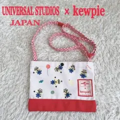 UNIVERSALSTUDIOS JAPAN×kewpieミニオン柄 ポシェット