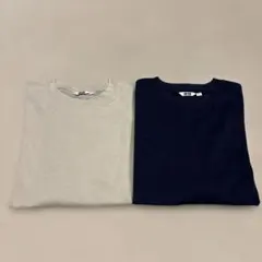 UNIQLO エアリズムコットンオーバーサイズTシャツ/5分袖