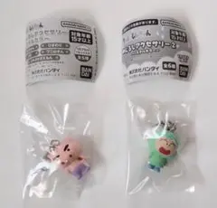 クレヨンしんちゃん めじるしアクセサリー1、2 パステルカラー 2個セット