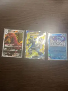 ゼクロム ex sr ペンドラーar クマシュンモンボ　ポケモンカード