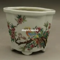 盆栽鉢 小品盆栽 絵鉢 用賀秋 丸鉢 - メルカリ