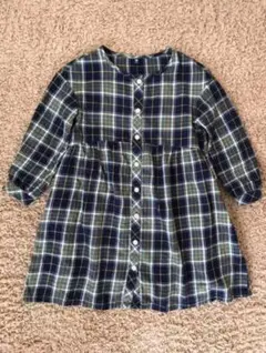 UNIQLO チェック柄ワンピース 110サイズ