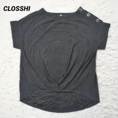 CLOSSHI トップス シャツ デザインボタン