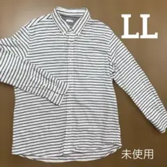 未使用 イトーヨーカドー メンズ 温もリッチ フランネル BDシャツ LL 長袖