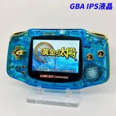 ゲームボーイアドバンスSP　本体　IPS パネル　クリア　イヤホン　充電器セット ゲームボーイアドバンスSP スケルトンブルー IPS、タイプC