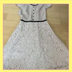 美品tocco closet半袖 ひざ丈ワンピース Mサイズ