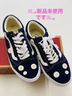 VANS オールドスクール デイジー刺繍 ネイビー