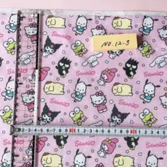 サンリオキャラクター綿ポリエステル生地　50cm×140cm NO.12-3