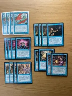 青の旧枠優良カード20枚まとめ売り（英語）青霊破 渦巻く知識 他 MTG