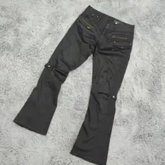 ★a1494 LUIEZ ルイーズ【1】フレアパンツ ゴスパン 黒