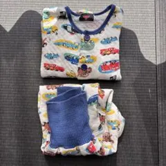 車柄 100cm 長袖パジャマ