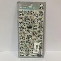 ボンボンドロップシール(海外製) パンダ うるちゅる