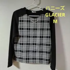 ハニーズ 長袖チェック柄トップス M