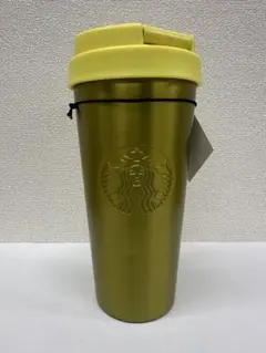 スタバ タンブラー マット イエロー ゴールド 473ml 海外 - メルカリ