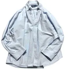 ラルフローレン　ライトブルー ボタンダウンシャツ　シャンブレーデニム