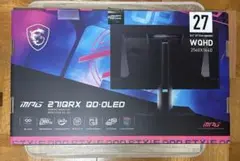 MSI MPG 271QRX QD-OLED 量子ドット有機ELゲーミング
