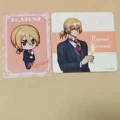 ドクターストーン×オンザページ　特典カード&コースター　龍水