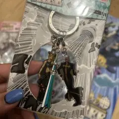 JOJO TREE 3連キーホルダー　第６部　空条徐倫&エンリコ・プッチ