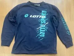 LOTTO 裏起毛　ネイビー トレーナー 長袖