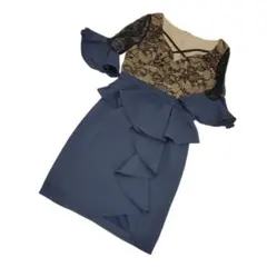 dazzy フリル レース キャバドレス L 9505