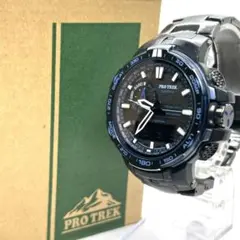 カシオ PRO TREK PRW-3500Y電波ソーラー ブラック 反転液晶 - メルカリ