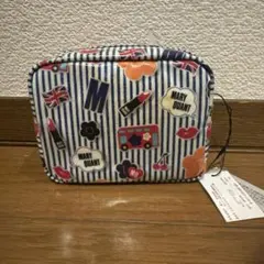 168.MARY QUANT ポーチ ストライプ柄