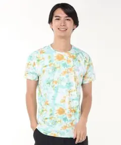 超美品 チャムス Running All Pattern ランニングTシャツ Lのサムネイル
