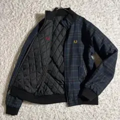 1621　フレッドペリー　キルティングジャケット　リバーシブル　ブラックウォッチ
