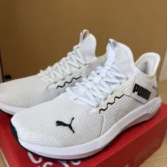 PUMA SOFTRIDE スニーカー ホワイト メンズ 27.5cm