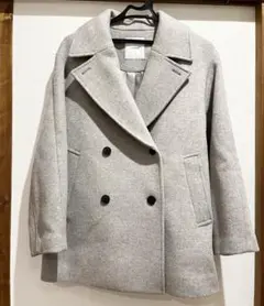 美品 green label relaxing W ピーコート