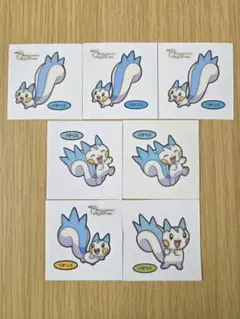 ポケモンパン　デコキャラシール　パチリス　7枚セット