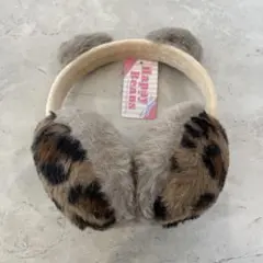 Baby Beans 耳付き ヒョウ柄 イヤーマフ