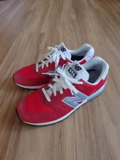 New Balance 996 レッド スニーカー メンズのサムネイル