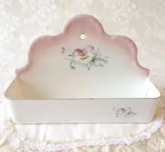 お値下げ♡イマンダイアナローズホーローポット琺瑯薔薇マニーローズバスケットニトリ お値下げ♡イマンローズバスケットホーロートレーフレンチカントリー